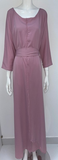 [56045055] Light Purple Simple Plain Dress