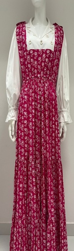 [43129898] Charming Floral Pattern Maxi Dress
