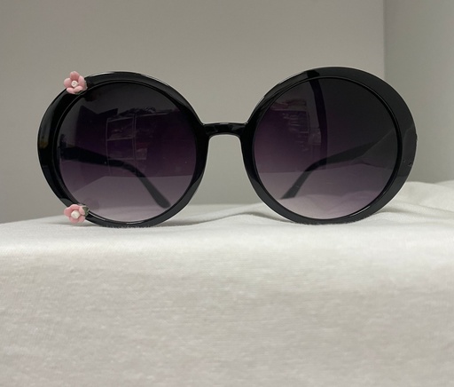 [68563767] Stylish Black Round Sunglasses