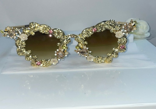 [85430323] Elegant Women's Crystal Cat Eye Sunglasses