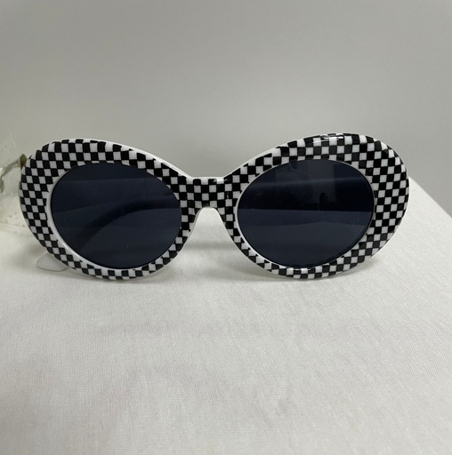 [30629750] Cher Checkered Sunglasses