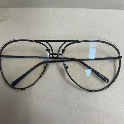 [79123547] Oversize Clear Lens Sunglasses 