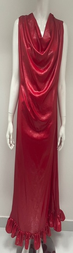 Chic Leather Sexy Long Dress