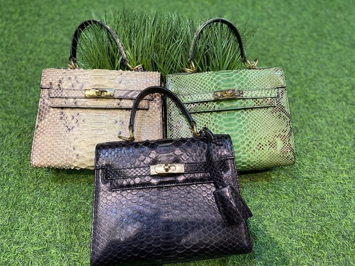  Classy Genuine Python Snakeskin Bag