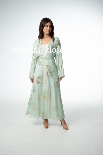 [34920745] Elegant beaded two-piece Dress