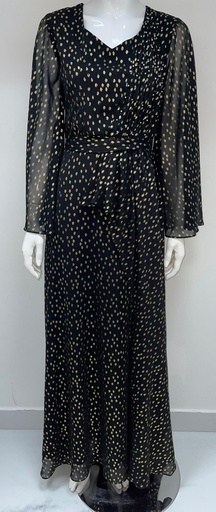 [76346688] Glittery Black Bead Dress