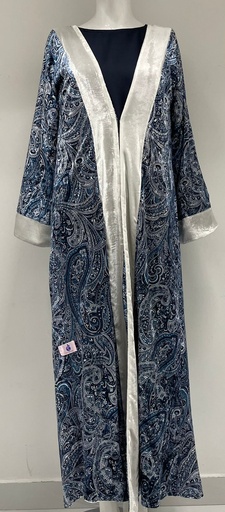 [72329276] Two piece double sided velvet Abaya
