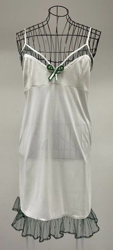 [17129284] Sexy White  Nightdress 