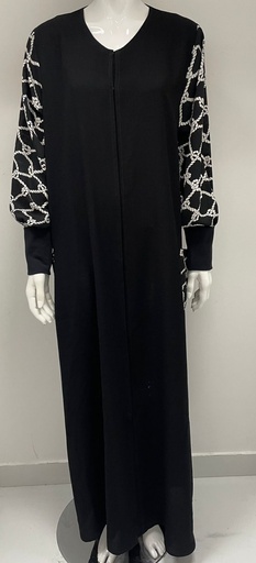 [77503280] Chic Abaya With Both Side Pocket 