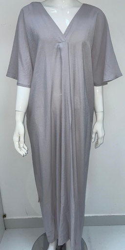 [19473402] Light Grey Simple Dress