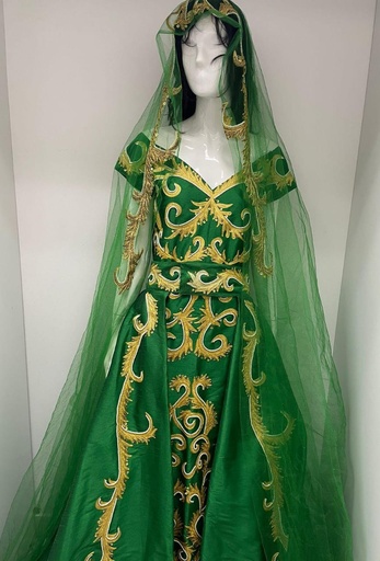 [79929354] Classic Dress for Henna Celebrations and Wedding Events
