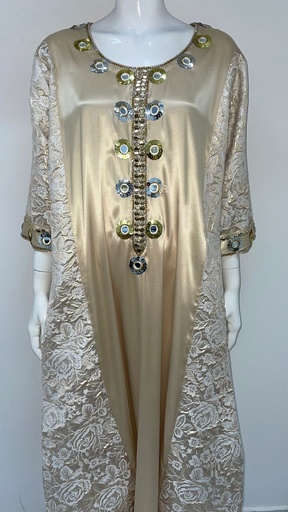 [79929355] Golden Shiny Fashion Dress