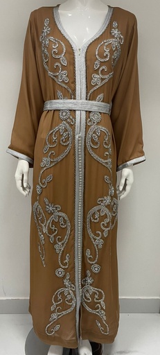 [79929357] Elegant Khaki Dress for Women