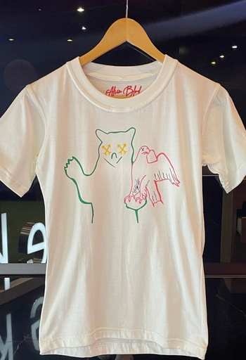 [00129464] White Cotton T-Shirt