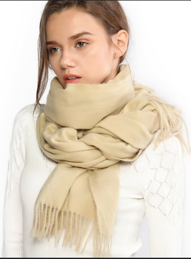 Soft warm woolen scarf