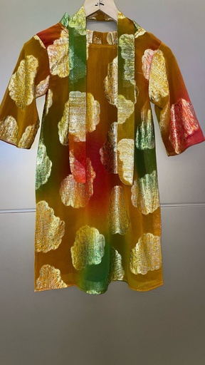 [24729569] Beautiful Hand Beaded Girl Dress 