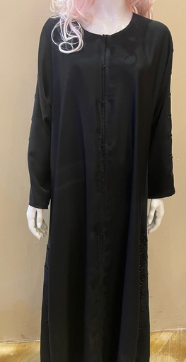 [72329580] Black honey comb Abaya