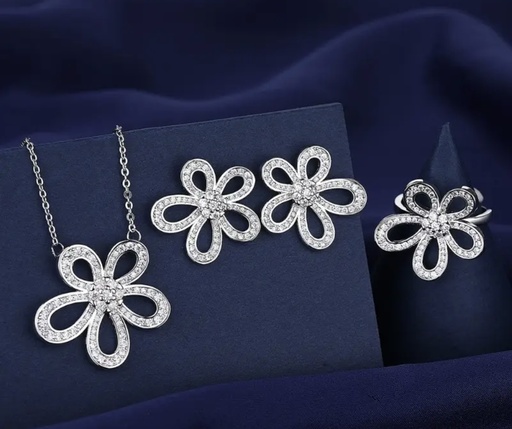 Hollow flower Jewelary  Set