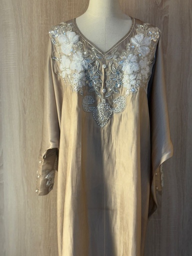 [79929728] Pearl Bloom Kaftan