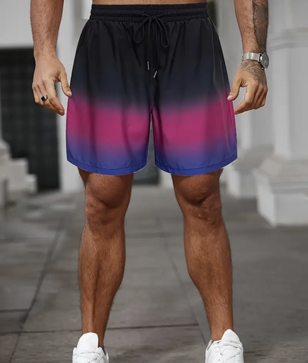 Men's Ombré Beach Shorts   