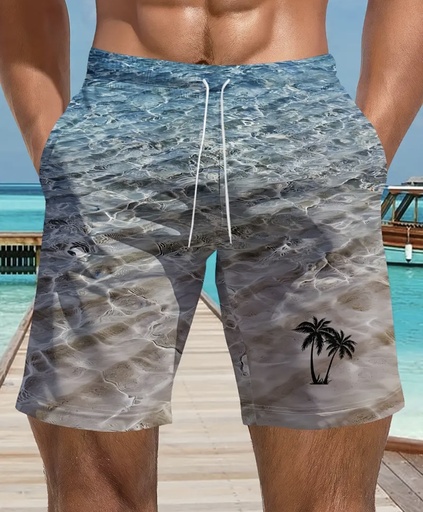 The Beach Men's printed Shorts  