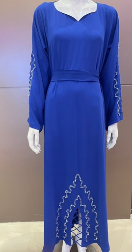 [79929767] Elegant Blue Dress