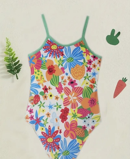 [21729791] Cute colorful girls Swimwear 