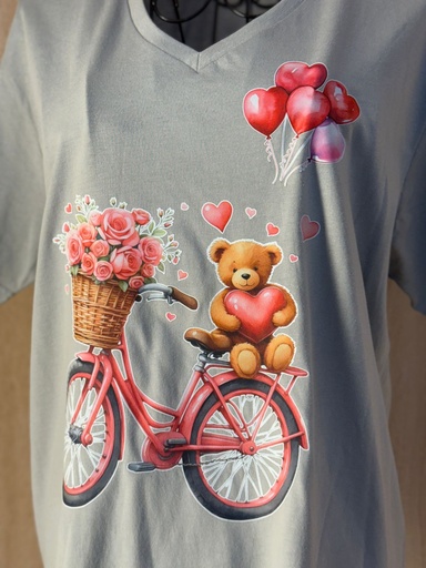 [61529800] Bicycle bear t shirt