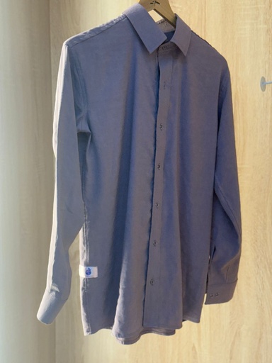 [16429824] Pale Purple Linen Shirt
