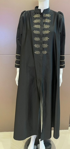 [72329829] Elegant black abaya with beautiful embroidered 