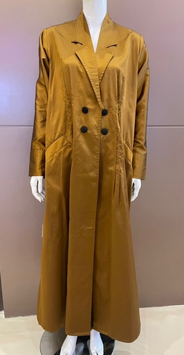 [72329831] Elegant Golden Dusk Abaya 