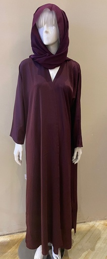[72329866] Lovely maroon abaya that's perfect for any occasion!