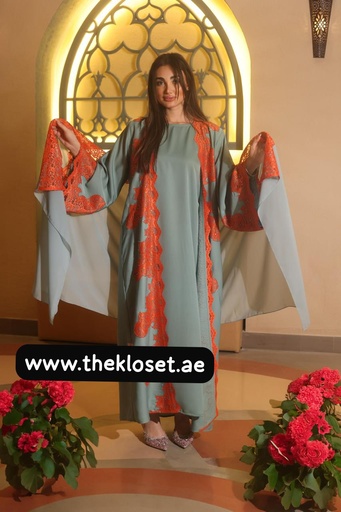 Three piece dress, abaya & shaila