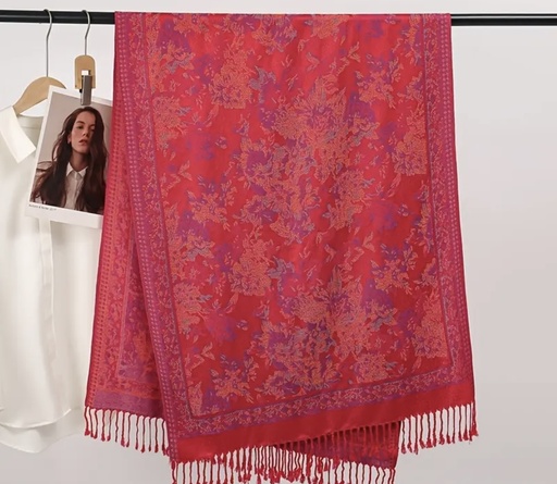 Floral Boho paisley shawl  