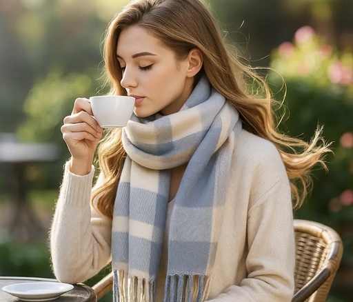 Scottish Plaid tartan shawl 