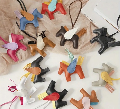 Mini pony with wings bag charm  