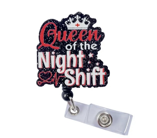 [00030024] Queen of night shift ID Badge 