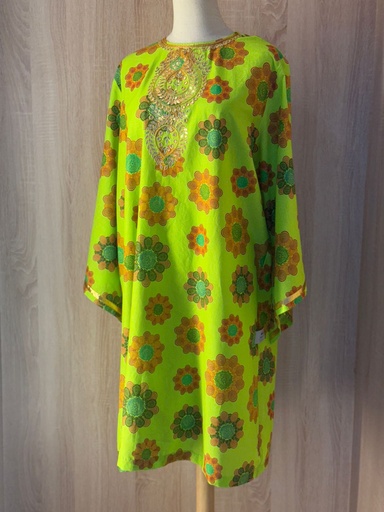 Floral Design Patient Gown