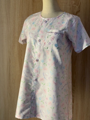 [00030071] Hello Kitty Patient Gown 
