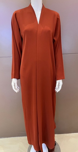 [72330104] Elegant Sunset Silk Abaya
