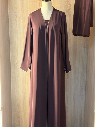 [72330121] Elegant Abaya With Dress And Shaila