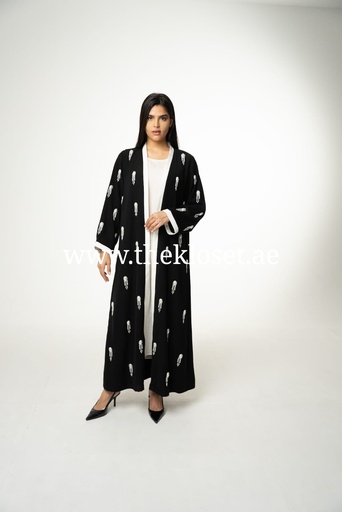 [72330127] Pearl Tassel Abaya