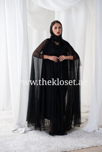 [72330163] Wedding Crystal Lace Abaya