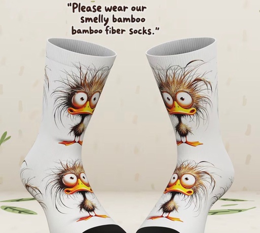 [00030202] Duck Pattern Unisex Socks