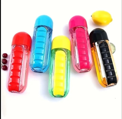  Two in One Seven Days Medicine  and Water Bottle