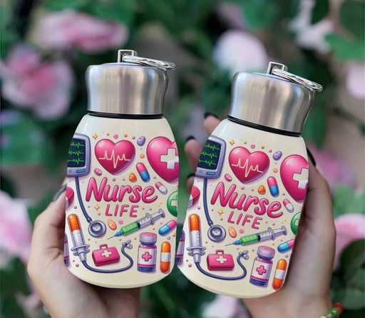 [00030254] Nurse’s life Insulated Water Bottle With Hook