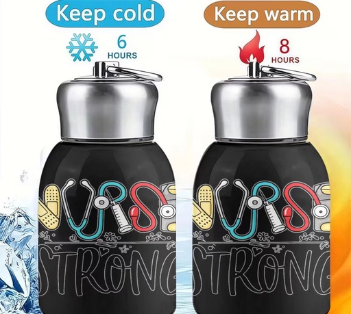 [00030257] Nurse Insulated Water Bottle with Hook 