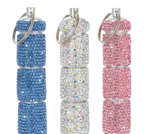 Waterproof Bling Pill Container
