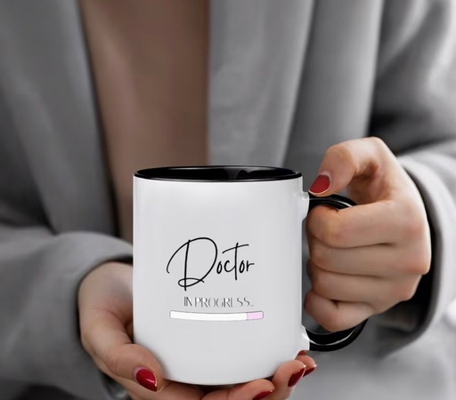 [00030292] Doctor in Progress Ceramic Coffee Mug