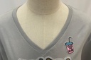 Grey Sequins Cat &amp; cup T shirt